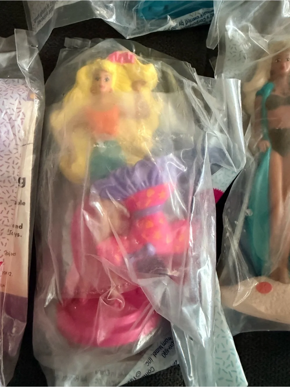 McDonald's Pink and Purple Toy Figures (Bagged)